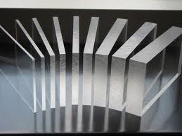 Perspex / Acrylic Gussplatte, klare, transparente, 10 mm, pro m 2