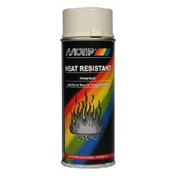 Spuitbus, Hittebestendig 650 graden, cremekleur, 400 ml