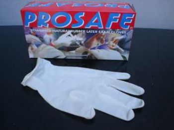 Latex-Handschuhe, mittel, 100 Stück