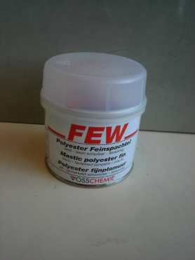 FEW Polyester-Fein Kitt, 250g. incl. Härter