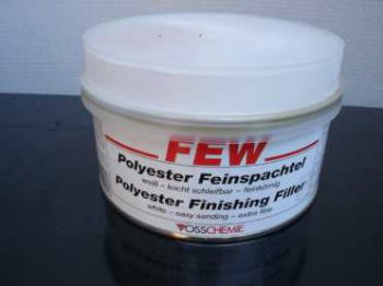 Polyesterspachtel, FEW Feinschlichten Füllstoff 2 kg inkl. Härter
