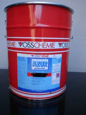 Polyesterharz Azur, 30 kg ohne MEKP-Härter