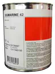 Sigmarine 48 Enamel weiß (einschließlich Farbe), 5 Liter