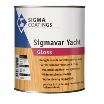 Sigma Sigmavar Yacht Gloss, blanke lak,  2,5 liter