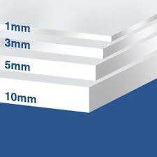 Kunststoff PTFE (Teflon) Platte, weiß, 1200 x 1200 x 4 mm Preis pro ganze Platte