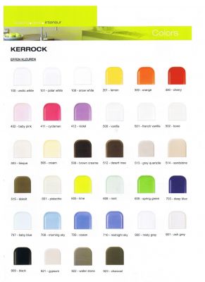 Kerrock Platte, andere Abmessungen und Farben Uni